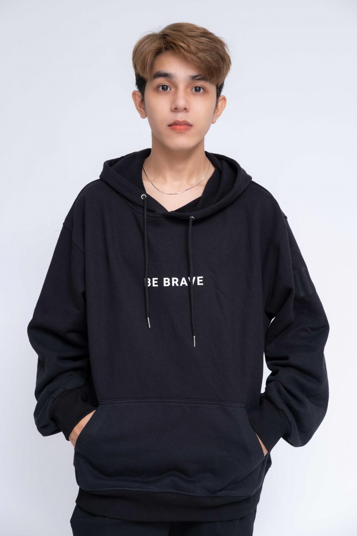 Hoodie Oversized Be Brave #2