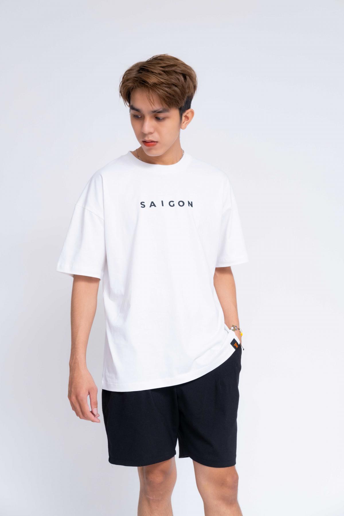 Oversized T-shirt Saigon Letter Of Vietnam #1