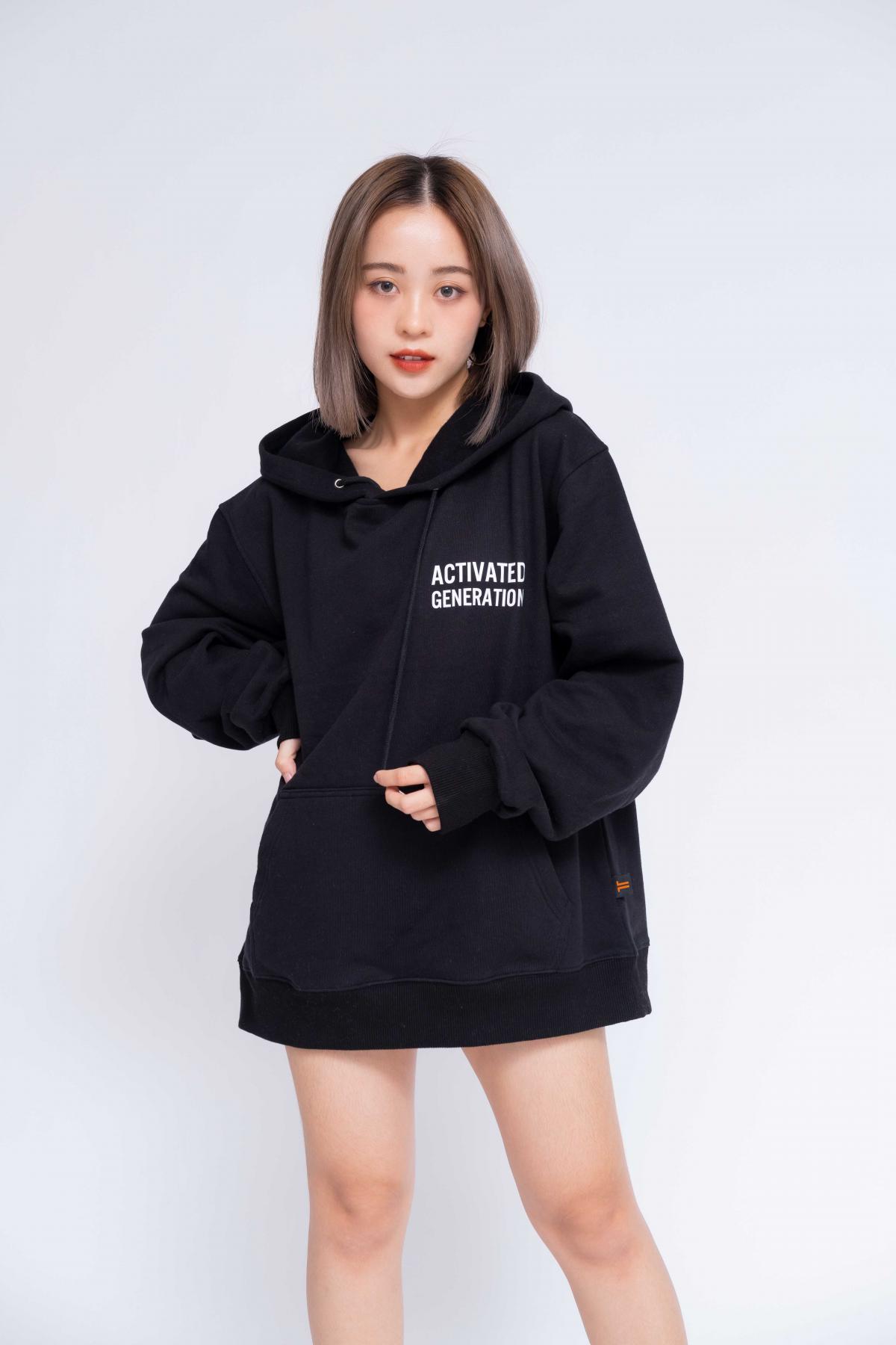 Áo Hoodie Oversized Nữ Activated Generation #0