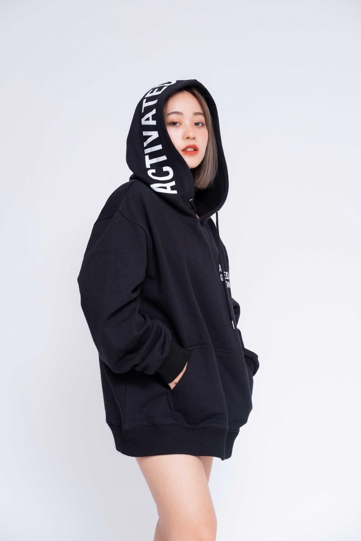 Áo Hoodie Oversized Nữ Activated Generation #1