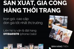 SẢN XUẤT GIA CÔNG HÀNG THỜI TRANG CHO NHÀ BÁN TRÊN TIKTOK