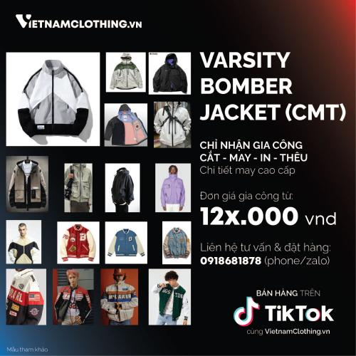 Xưởng May Gia Công Thời Trang Áo Khoác, Jacket, Varsity, Bomber