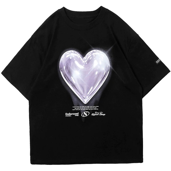 Áo Thun Oversized Đen 002 - Mẫu Tham Khảo