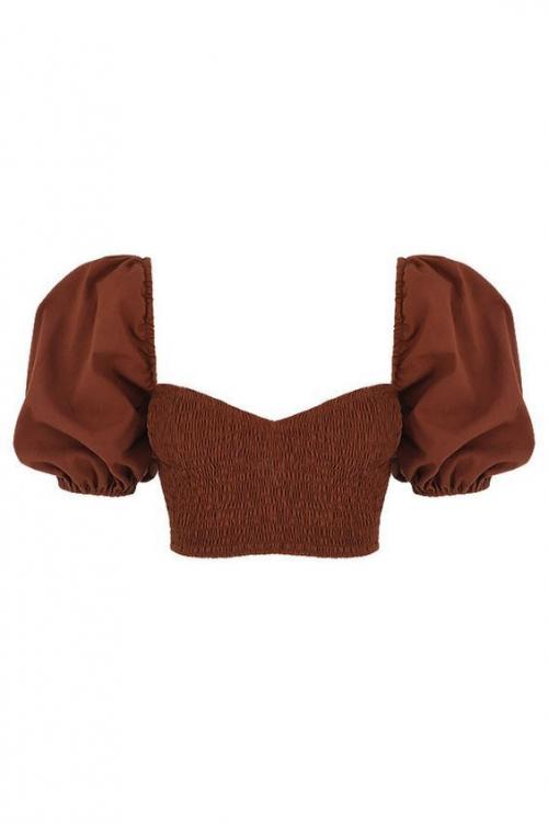 Áo Croptop Nữ Tay Phồng 003 - Mẫu Tham Khảo