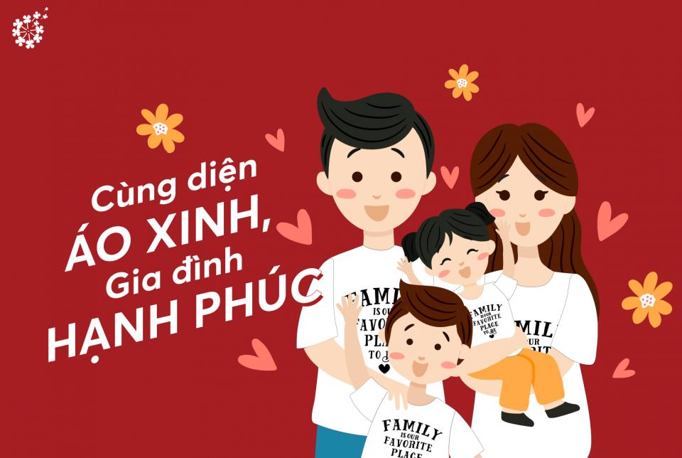 Những tips giúp bạn lựa chọn những chiếc áo phông đồng phục cho gia đình